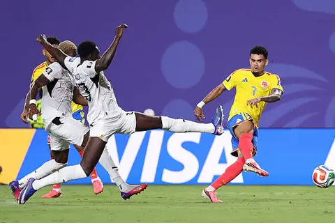 بأقل مجهود.. منتخب كولومبيا يقضي على مغامرة غانا في كأس العالم
